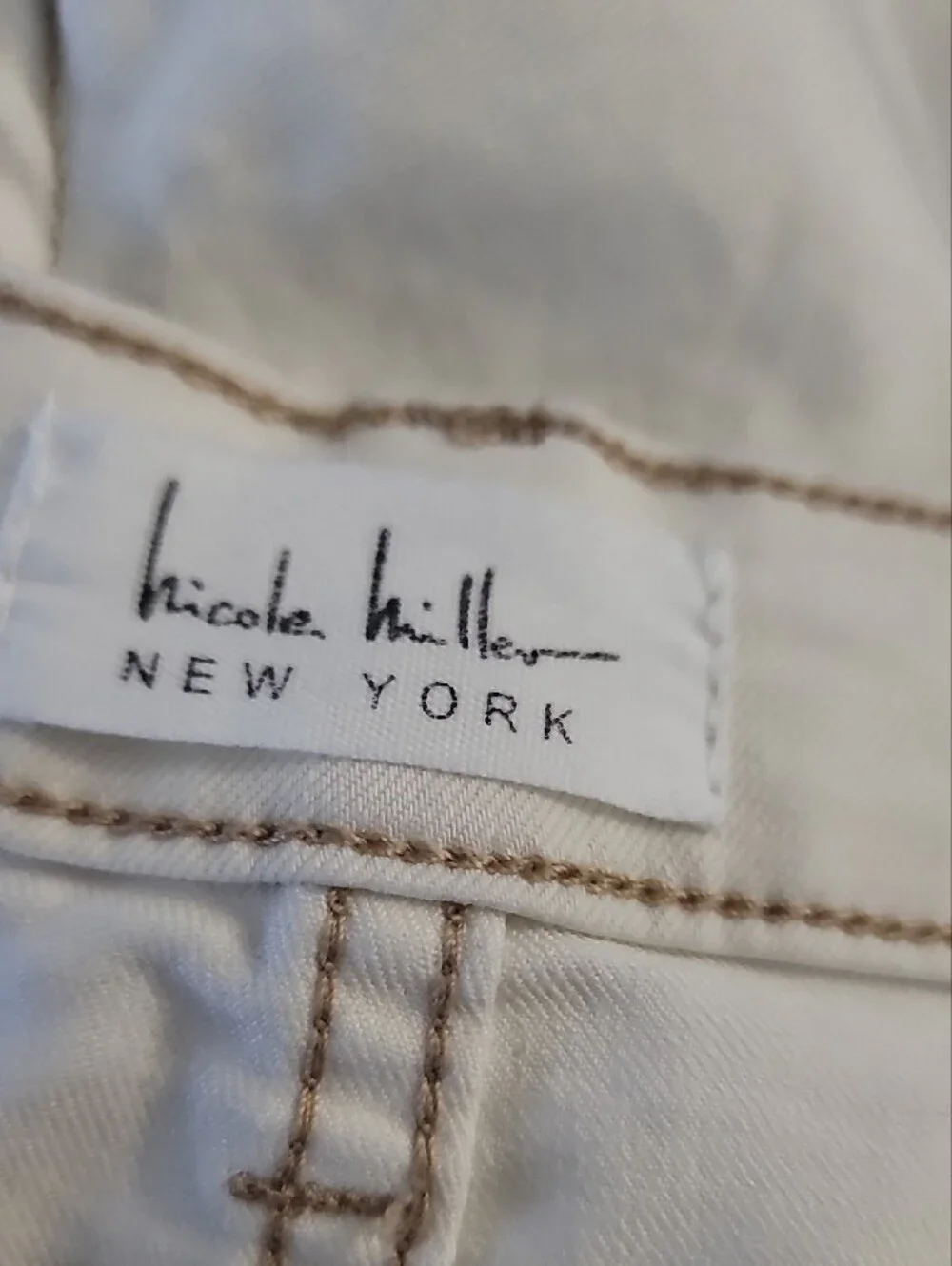 Nicole Miller crisp white